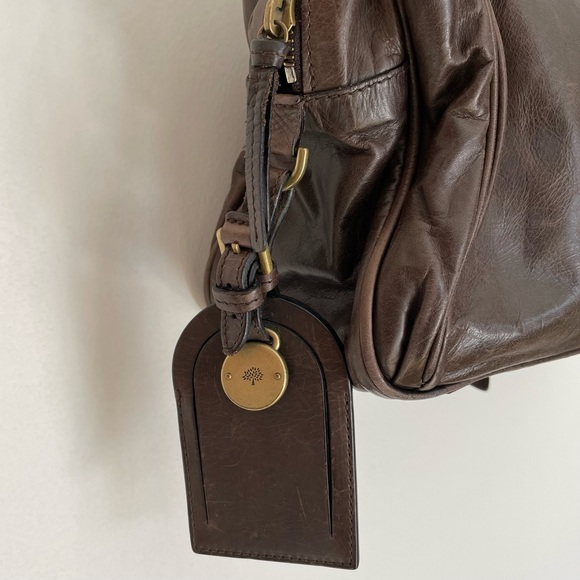 Mulberry brown leather shoulder bag - Picture 3 of 14